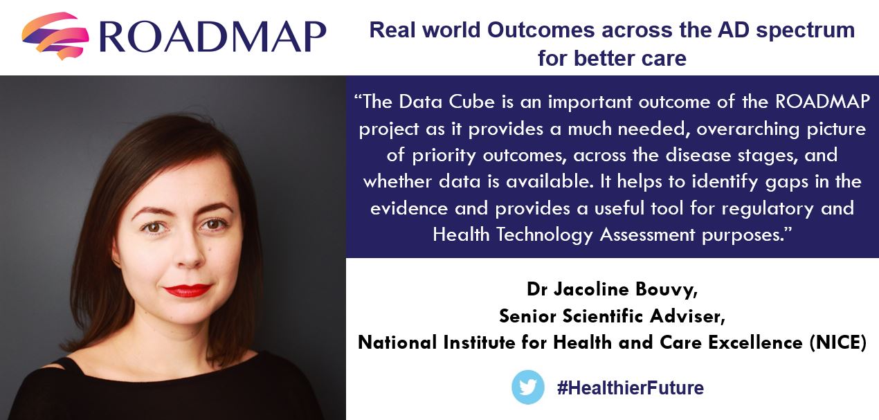 ROADMAP Data Cube, Jacoline Bouvy, Senior Scientific Adviser, National Institute for Health and Care Excellence (NICE)